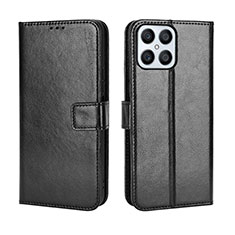 Coque Portefeuille Livre Cuir Etui Clapet BY5 pour Huawei Honor X8 4G Noir