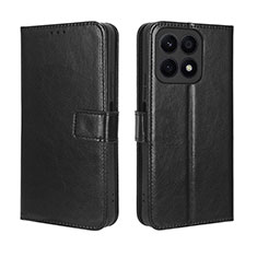 Coque Portefeuille Livre Cuir Etui Clapet BY5 pour Huawei Honor X8a 4G Noir