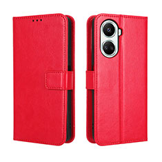 Coque Portefeuille Livre Cuir Etui Clapet BY5 pour Huawei Nova 10 SE Rouge