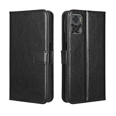 Coque Portefeuille Livre Cuir Etui Clapet BY5 pour Motorola Moto E22 Noir