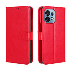 Coque Portefeuille Livre Cuir Etui Clapet BY5 pour Motorola Moto Edge Plus (2023) 5G Rouge