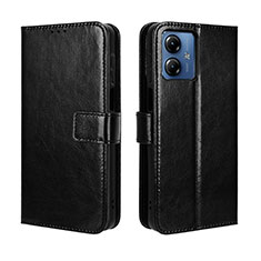 Coque Portefeuille Livre Cuir Etui Clapet BY5 pour Motorola Moto G14 Noir