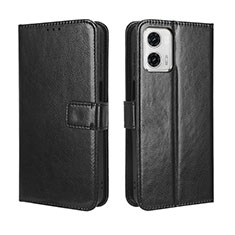 Coque Portefeuille Livre Cuir Etui Clapet BY5 pour Motorola Moto G53 5G Noir