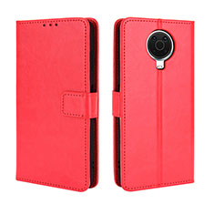 Coque Portefeuille Livre Cuir Etui Clapet BY5 pour Nokia 6.3 Rouge