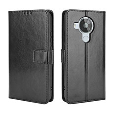 Coque Portefeuille Livre Cuir Etui Clapet BY5 pour Nokia 7.3 Noir