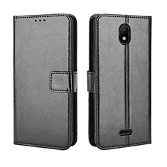 Coque Portefeuille Livre Cuir Etui Clapet BY5 pour Nokia C100 Noir