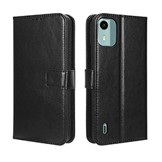 Coque Portefeuille Livre Cuir Etui Clapet BY5 pour Nokia C12 Pro Noir