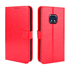 Coque Portefeuille Livre Cuir Etui Clapet BY5 pour Nokia XR20 Rouge