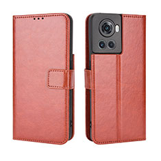 Coque Portefeuille Livre Cuir Etui Clapet BY5 pour OnePlus Ace 5G Marron