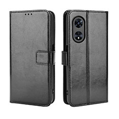 Coque Portefeuille Livre Cuir Etui Clapet BY5 pour Oppo A1x 5G Noir