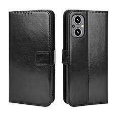 Coque Portefeuille Livre Cuir Etui Clapet BY5 pour Oppo Reno7 Lite 5G Noir