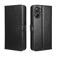 Coque Portefeuille Livre Cuir Etui Clapet BY5 pour Realme 10 Pro 5G Noir