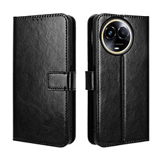 Coque Portefeuille Livre Cuir Etui Clapet BY5 pour Realme 11X 5G Noir