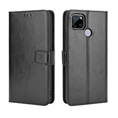 Coque Portefeuille Livre Cuir Etui Clapet BY5 pour Realme 7i RMX2193 Noir