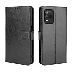 Coque Portefeuille Livre Cuir Etui Clapet BY5 pour Realme 8s 5G Noir