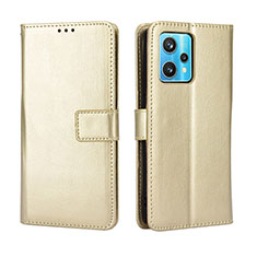 Coque Portefeuille Livre Cuir Etui Clapet BY5 pour Realme 9 4G Or