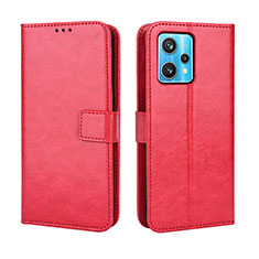 Coque Portefeuille Livre Cuir Etui Clapet BY5 pour Realme 9 4G Rouge