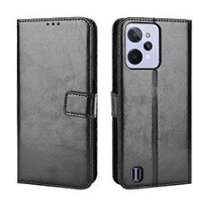 Coque Portefeuille Livre Cuir Etui Clapet BY5 pour Realme C31 Noir