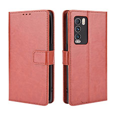 Coque Portefeuille Livre Cuir Etui Clapet BY5 pour Realme GT Master Explorer 5G Marron