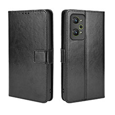 Coque Portefeuille Livre Cuir Etui Clapet BY5 pour Realme GT Neo 3T 5G Noir