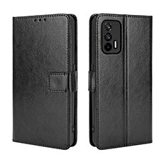 Coque Portefeuille Livre Cuir Etui Clapet BY5 pour Realme GT Neo 5G Noir