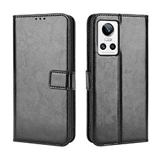 Coque Portefeuille Livre Cuir Etui Clapet BY5 pour Realme GT Neo3 5G Noir