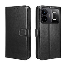 Coque Portefeuille Livre Cuir Etui Clapet BY5 pour Realme GT Neo5 240W 5G Noir