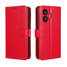 Coque Portefeuille Livre Cuir Etui Clapet BY5 pour Realme GT Neo5 SE 5G Rouge