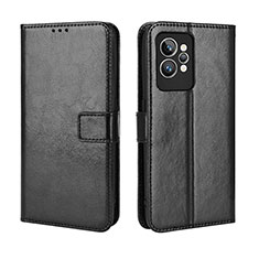 Coque Portefeuille Livre Cuir Etui Clapet BY5 pour Realme GT2 Pro 5G Noir