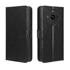 Coque Portefeuille Livre Cuir Etui Clapet BY5 pour Realme Narzo 60 5G Noir