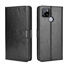 Coque Portefeuille Livre Cuir Etui Clapet BY5 pour Realme Q2i 5G Noir