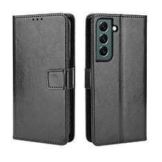 Coque Portefeuille Livre Cuir Etui Clapet BY5 pour Samsung Galaxy S22 5G Noir