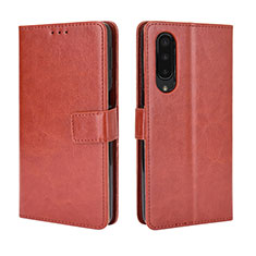 Coque Portefeuille Livre Cuir Etui Clapet BY5 pour Sharp Aquos Zero5G basic Marron