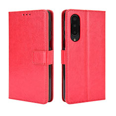 Coque Portefeuille Livre Cuir Etui Clapet BY5 pour Sharp Aquos Zero5G basic Rouge