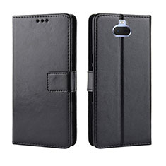 Coque Portefeuille Livre Cuir Etui Clapet BY5 pour Sony Xperia 10 Noir