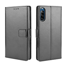 Coque Portefeuille Livre Cuir Etui Clapet BY5 pour Sony Xperia L4 Noir