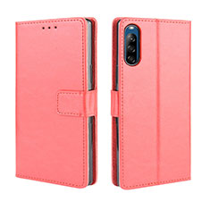 Coque Portefeuille Livre Cuir Etui Clapet BY5 pour Sony Xperia L4 Rouge