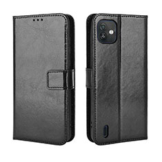 Coque Portefeuille Livre Cuir Etui Clapet BY5 pour Wiko Y82 Noir