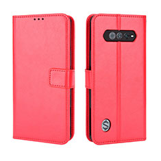 Coque Portefeuille Livre Cuir Etui Clapet BY5 pour Xiaomi Black Shark 4S Pro 5G Rouge