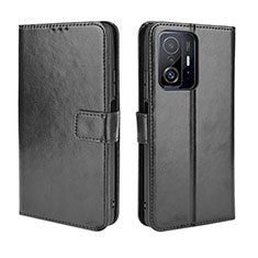 Coque Portefeuille Livre Cuir Etui Clapet BY5 pour Xiaomi Mi 11T 5G Noir