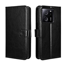 Coque Portefeuille Livre Cuir Etui Clapet BY5 pour Xiaomi Mi 13T Pro 5G Noir