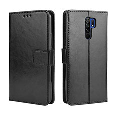 Coque Portefeuille Livre Cuir Etui Clapet BY5 pour Xiaomi Poco M2 Noir