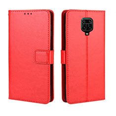 Coque Portefeuille Livre Cuir Etui Clapet BY5 pour Xiaomi Poco M2 Pro Rouge