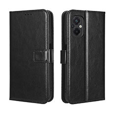 Coque Portefeuille Livre Cuir Etui Clapet BY5 pour Xiaomi Poco M5 4G Noir