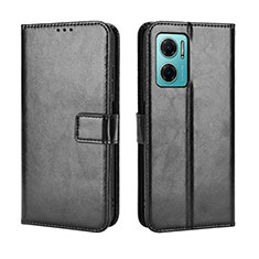 Coque Portefeuille Livre Cuir Etui Clapet BY5 pour Xiaomi Redmi 10 Prime Plus 5G Noir