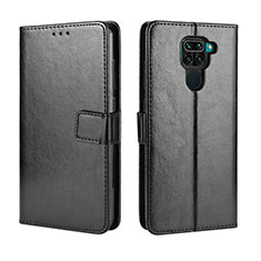 Coque Portefeuille Livre Cuir Etui Clapet BY5 pour Xiaomi Redmi 10X 4G Noir