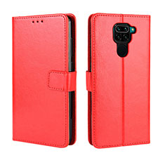 Coque Portefeuille Livre Cuir Etui Clapet BY5 pour Xiaomi Redmi 10X 4G Rouge