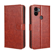 Coque Portefeuille Livre Cuir Etui Clapet BY5 pour Xiaomi Redmi A1 Plus Marron