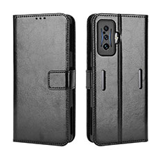 Coque Portefeuille Livre Cuir Etui Clapet BY5 pour Xiaomi Redmi K50 Gaming AMG F1 5G Noir