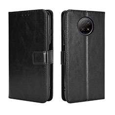 Coque Portefeuille Livre Cuir Etui Clapet BY5 pour Xiaomi Redmi Note 9 5G Noir